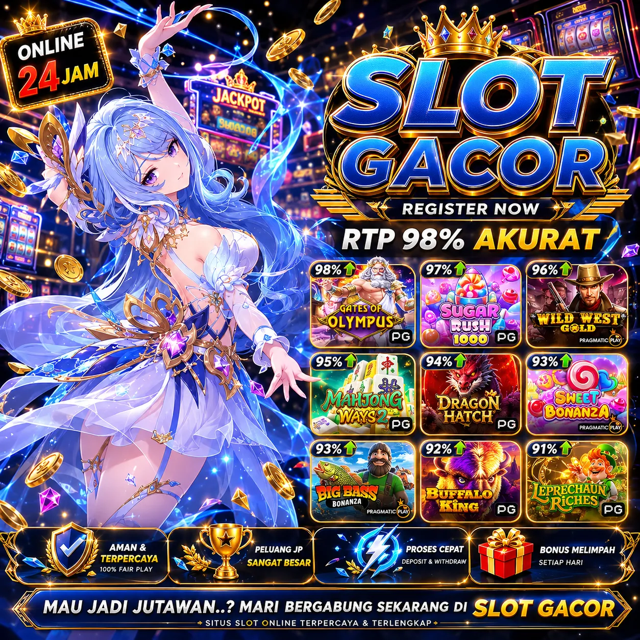 Pemainslot Link Slot Online Gacor Terpercaya Indonesia